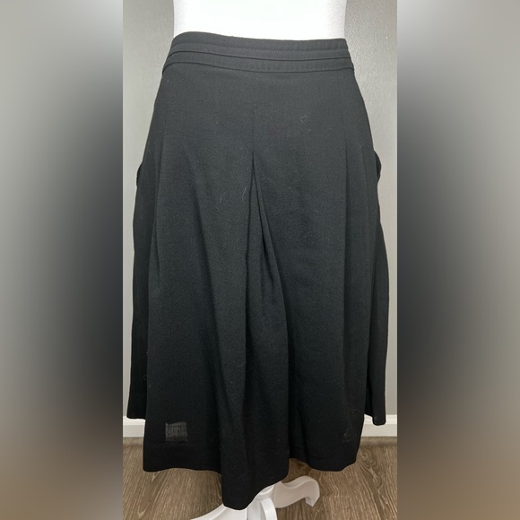 Brooks Brothers Button Down A-line Pleaded Skirt Size 12P - Picture 4 of 16